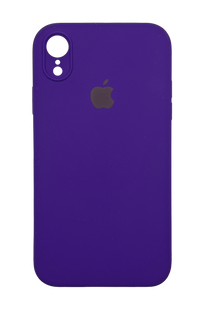 Силіконовий чохол Full Cover Square для iPhone XR ultra violet Full Camera