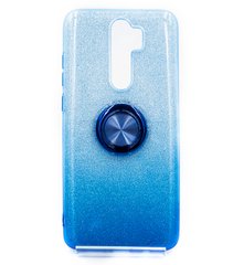 Силіконовий чохол SP Shine для Xiaomi Redmi Note 8 Pro blue ring for magnet