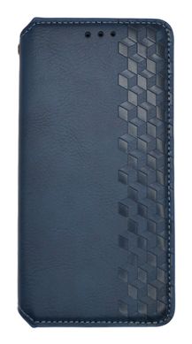 Чехол-книжка кожа для Samsung A55 5G blue Getman Cubic PU