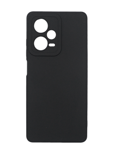 Силиконовый чехол SMTT для Xiaomi Redmi Note 12 Pro+ black Full Camera