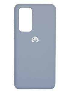 Силиконовый чехол Full Cover для Huawei P40 lavander grey