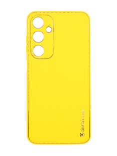 Чохол шкіра Xshield для Samsung A15 4G/5G yellow Full Camera