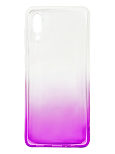 Силіконовий чохол Gradient Design для Samsung A02 white purple 0.5mm