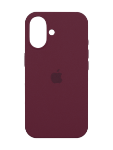 Силіконовий чохол Full Cover для iPhone 16 Plus plum