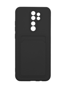 Силіконовий чохол WAVE Colorful Pocket для Xiaomi Redmi Note 8 Pro black Full Camera