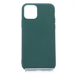 Силіконовий чохол Soft Feel для iPhone 11 Pro forest green