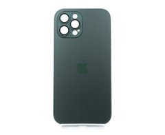 Чохол TPU+Glass sapphire matte case для iPhone 12 Pro Max cangling green