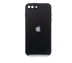 TPU+Glass чохол Matte Candy для Apple iPhone 7+/8+ Full Camera black