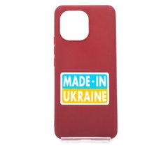 Силиконовый чехол MyPrint для Xiaomi Mi 11 Candy, marsala (Made in Ukraine)