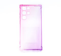 Силиконовый чехол WAVE Shine для Samsung S22 ultra pink/purple