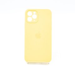Силіконовий чохол Full Cover для iPhone 11 Pro canary yellow Full Camera