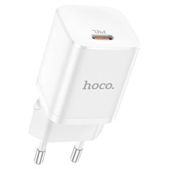 Мережевий зарядний пристрій Hoco N19 Rigorous PD25W/USB-C white