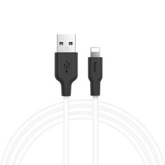 USB кабель Hoco X21 Silicone Lightning 2.1A 1m black/white