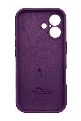 Силиконовый чехол Full Cover для iPhone 17 purple (grape) Full Camera