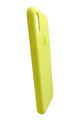Силіконовий чохол Full Cover для iPhone X/XS canary yellow