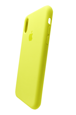 Силіконовий чохол Full Cover для iPhone X/XS canary yellow