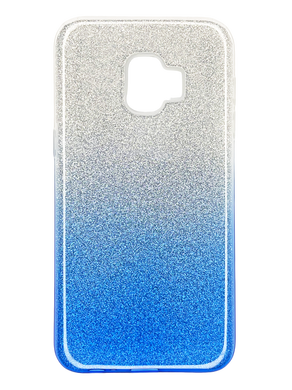 Силиконовый чехол Baseus Glitter 3 в1 для Samsung J2 Core gray blue