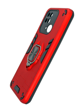 Чохол SP Transformer Ring for Magnet для Xiaomi Redmi 10C red протиударний Full Camera