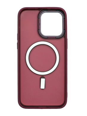 Чохол TPU+PC Space Magnetic Color with Magsafe для iPhone 15 Pro Max bordo
