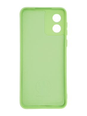 Силиконовый чехол Full Cover для Motorola Moto E13 pistashio Full Camera без logo