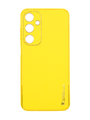 Чохол шкіра Xshield для Samsung A15 4G/5G yellow Full Camera