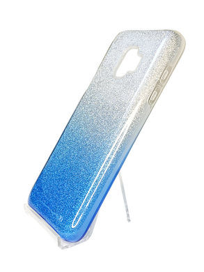 Силіконовий чохол Baseus Glitter 3 в1 для Samsung J2 Core gray blue