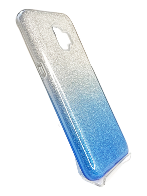 Силіконовий чохол Baseus Glitter 3 в1 для Samsung J2 Core gray blue
