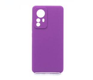 Силіконовий чохол Full Cover для Xiaomi Mi 12 Pro grape без logo Full Camera