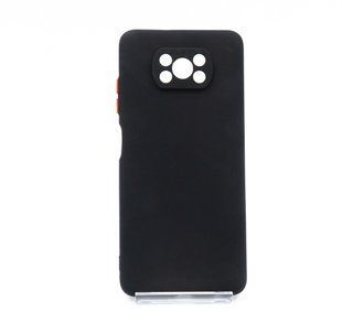 TPU чохол Square Full Camera для Xiaomi Poco X3 NFC/Poco X3 Pro black/red