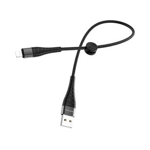 USB кабель Borofone BX32 Munificent Lightning 5A/0.25m black