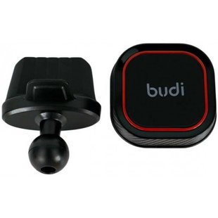 Автотримач з Бездротовим ЗП WL3800X - Budi 15W black