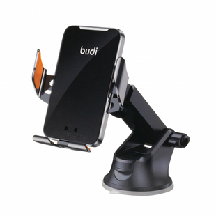 Автотримач CM550B Budi Wireless Car Сharger Phone Holder 15W black