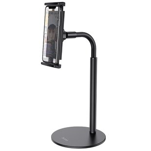 Держатель настольный Hoco PH30 Soaring series metal desktop stand 4.7-10 black