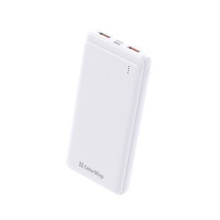 Power bank ColorWay 10000 mAh Slim CW-PB100LPF2WT white