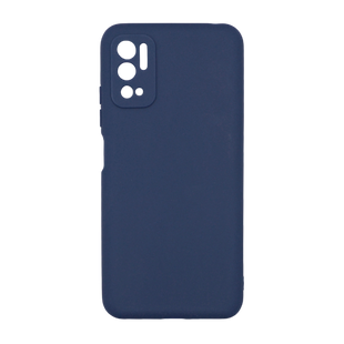 Силіконовий чохол SMTT для Xiaomi Redmi Note 10 5G/Poco M3 Pro 5G dark blue Full Camera