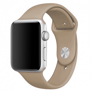 Силіконовий ремінець для Apple Watch Sport Band 42/44mm (S/M & M/L) 3pcs Desert gold