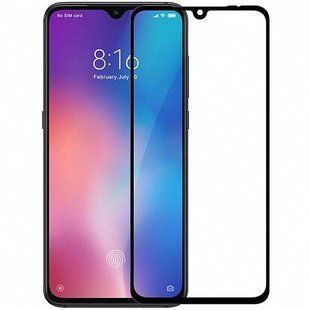 Защитное 2.5D стекло Full Glue для Xiaomi Mi9 SE f/s 0.3mm black