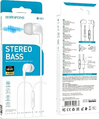 Наушники Borofone BM83 white