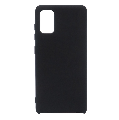 Силіконовий чохол Full Cover для Samsung A41 black без logo