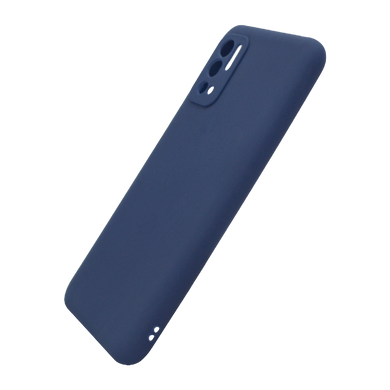 Силіконовий чохол SMTT для Xiaomi Redmi Note 10 5G/Poco M3 Pro 5G dark blue Full camera