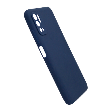 Силіконовий чохол SMTT для Xiaomi Redmi Note 10 5G/Poco M3 Pro 5G dark blue Full camera