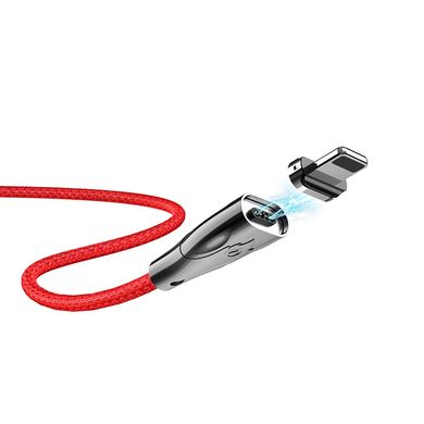 USB кабель HOCO U75 Blaze Magnetic Lightning 3A/1,2m red
