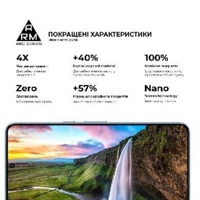 Захисне скло ArmorStandart Pro для Samsung S24 Plus / S25 Plus Black (ARM72437)