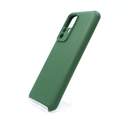 Силіконовий чохол Full Cover для Xiaomi Mi 12T/12T Pro dark green Full Camera без logo