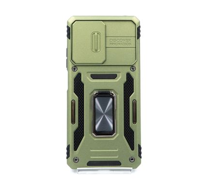 Чохол Camshield Army Ring для Xiaomi Poco X5 Pro 5G/Note 12 Pro5G army green протиударний штор/зах.