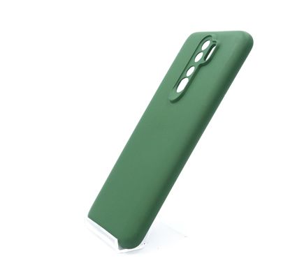 Силіконовий чохол Full Cover для Xiaomi Redmi Note 8 Pro dark green Full Camera без logo