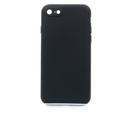 Силіконовий чохол Full Cover для iPhone 7/8 black Full Сamera без logo