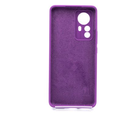 Силіконовий чохол Full Cover для Xiaomi Mi 12 Pro grape без logo Full Camera