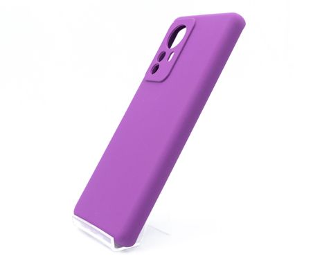 Силіконовий чохол Full Cover для Xiaomi Mi 12 Pro grape без logo Full Camera