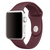 Силіконовий ремінець для Apple Watch Sport Band 38-40mm (S/M & M/L) 3pcs plum (marsala)